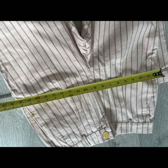 ANTHROPOLOGIE 🥃 Sz 4 6 SCoTcH and Soda pinstripe pants pull on SO SHIC elastic! - Picture 5 of 7